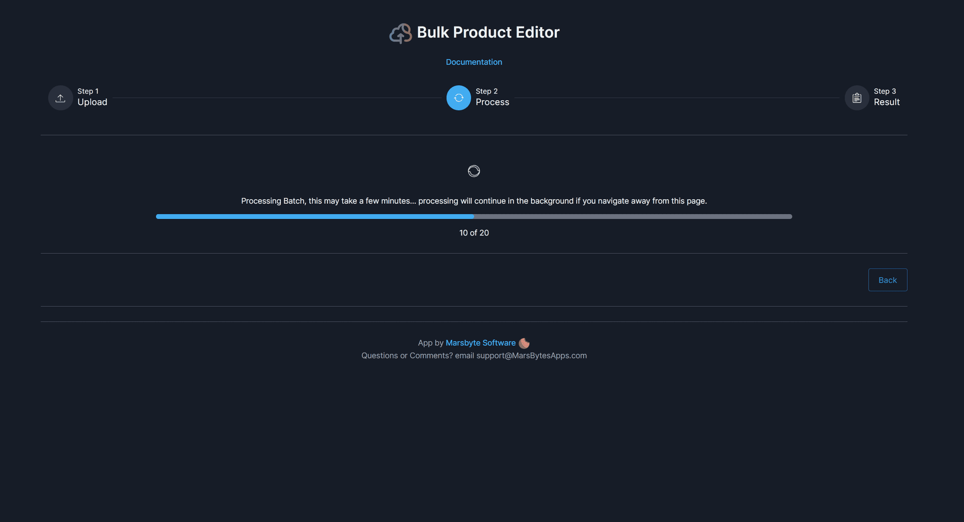 Processing product updates