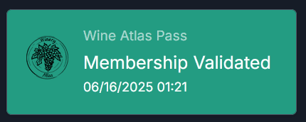 Validated member details