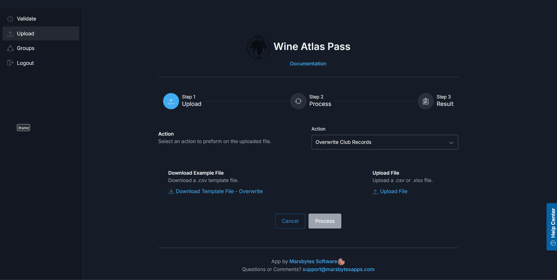 Upload external member lists