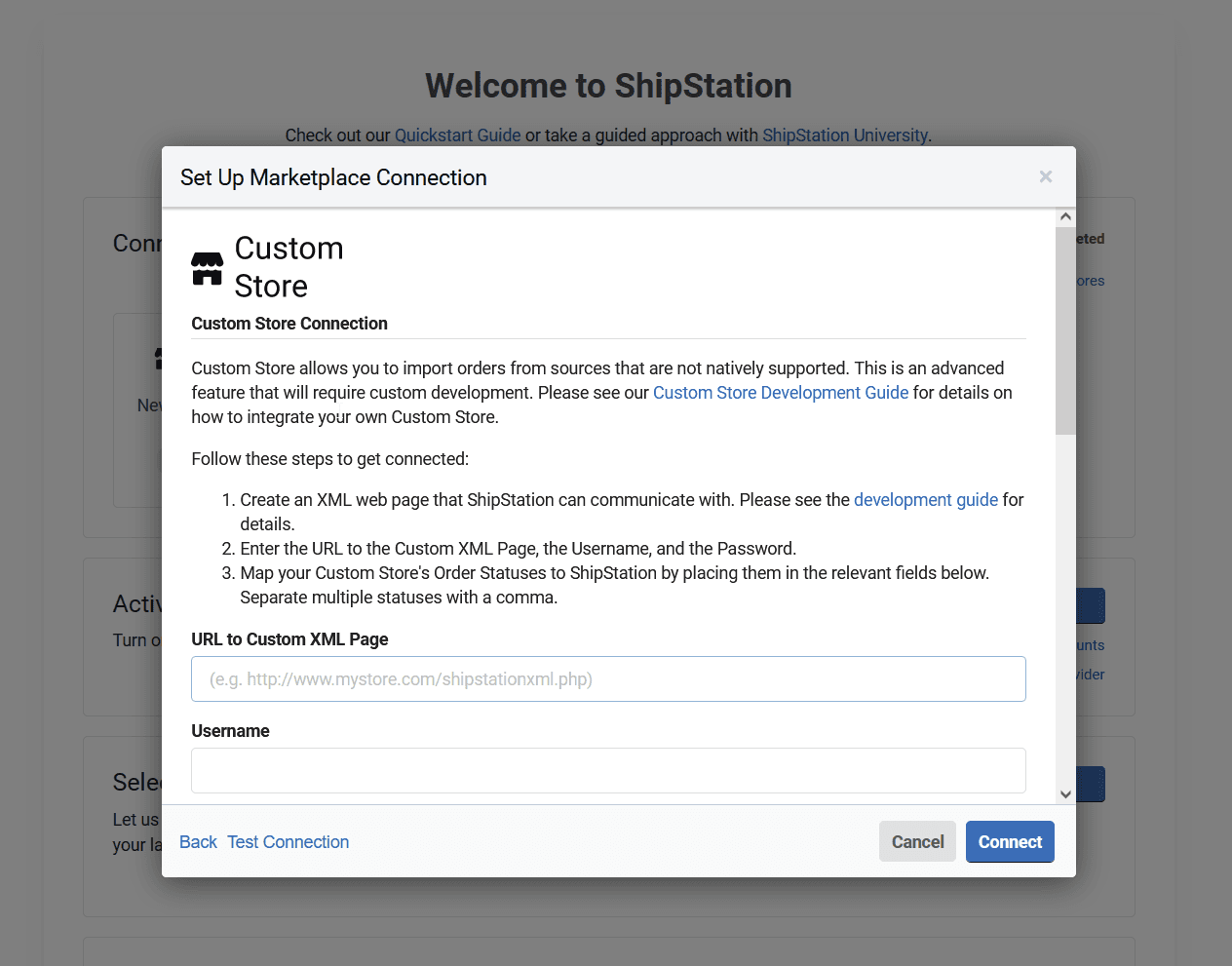 Enter Connection Details